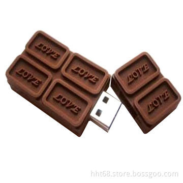4GB Chocolate USB Stick with PayPal Payment, Free Logo Print, Full/Authentic Capacity, Original Chip